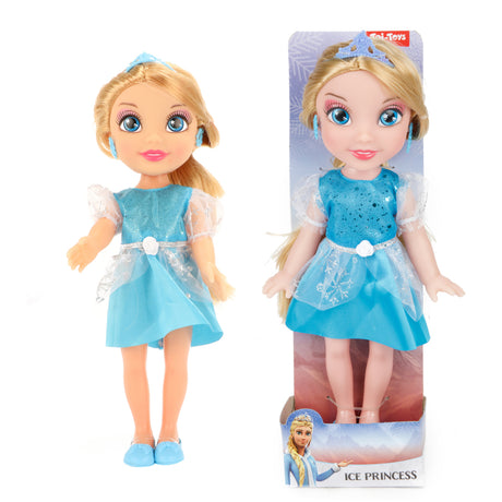 Eisprinzessin Toi-Toys Puppe Eisprinzessin 28 cm blau