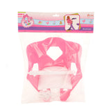 Niedlicher Babypuppen-Fahrradsitz in Rosa