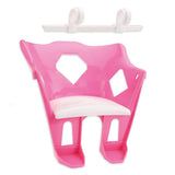 Niedlicher Babypuppen-Fahrradsitz in Rosa