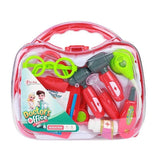 Toi-Toys Doctors set with stethoscope in case, 8dlg.