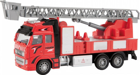 Feuerwehrauto aus Metall 1:38 rot 12cm