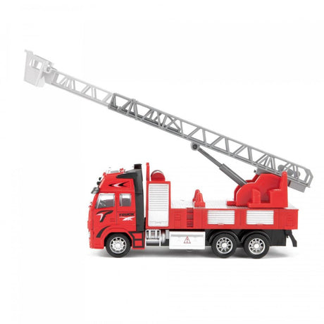 Feuerwehrauto aus Metall 1:38 rot 12cm