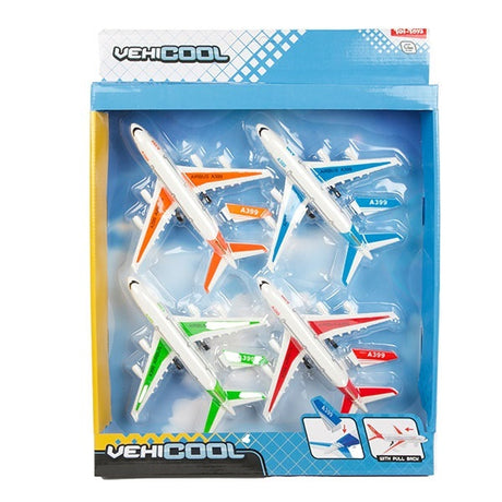 Toi-toys Vehicool Rückzugsflugzeuge, 4-tlg.