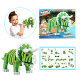 Toi-Toys Craft Puzzle Tricera Junior 25,8 cm zelena 59-delna