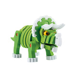 Toi-toys toi-toys knutselpuzzel tricera junior 25,8 cm groen 59-delig