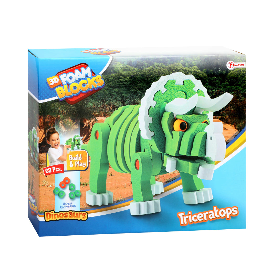 Toi-toys Craft Puzzle Tricera Junior 25,8 cm Green 59 pièces