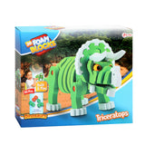 Toi-toys Bastelpuzzle Tricera Junior 25,8 cm grün 59-teilig