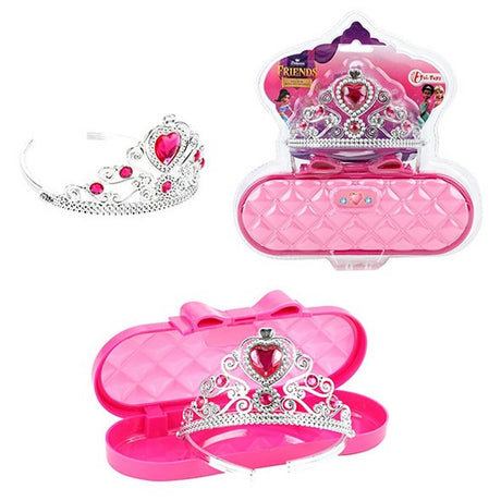Prinzessinnenfreunde Prinzessinnen-Diadem mit rosa Tasche