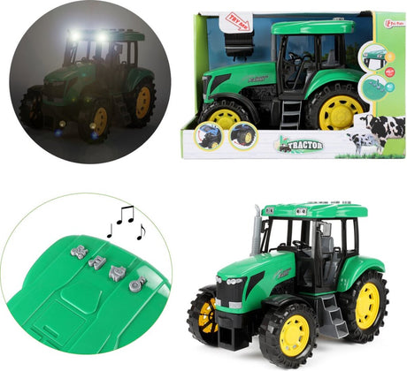 Traktor groß 27cm mit Licht und Sound
