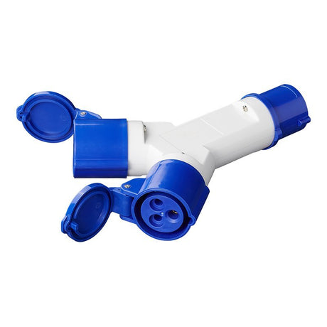 Proplus cee 2-weg splitter 16 amp egrave;re ip44 230 volt 3-polig