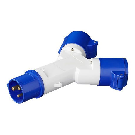 Proplus cee 2-weg splitter 16 amp egrave;re ip44 230 volt 3-polig