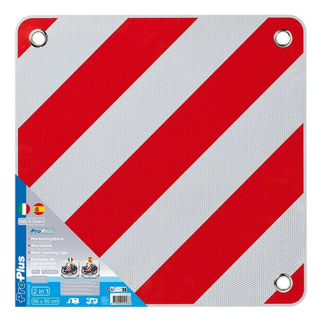 Proplus markeringsbord flexibel 50x50 cm voor itali euml; spanje portugal rood wit