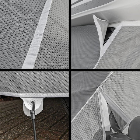 Proplus campercabinehoes voor fiat ducato x290 vanaf 2014 grijs