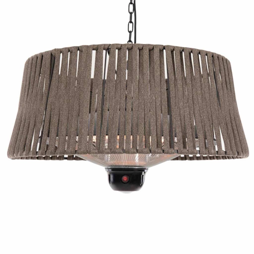Hängende Heizheizung Artix Corda 1800 W Halogenbraun