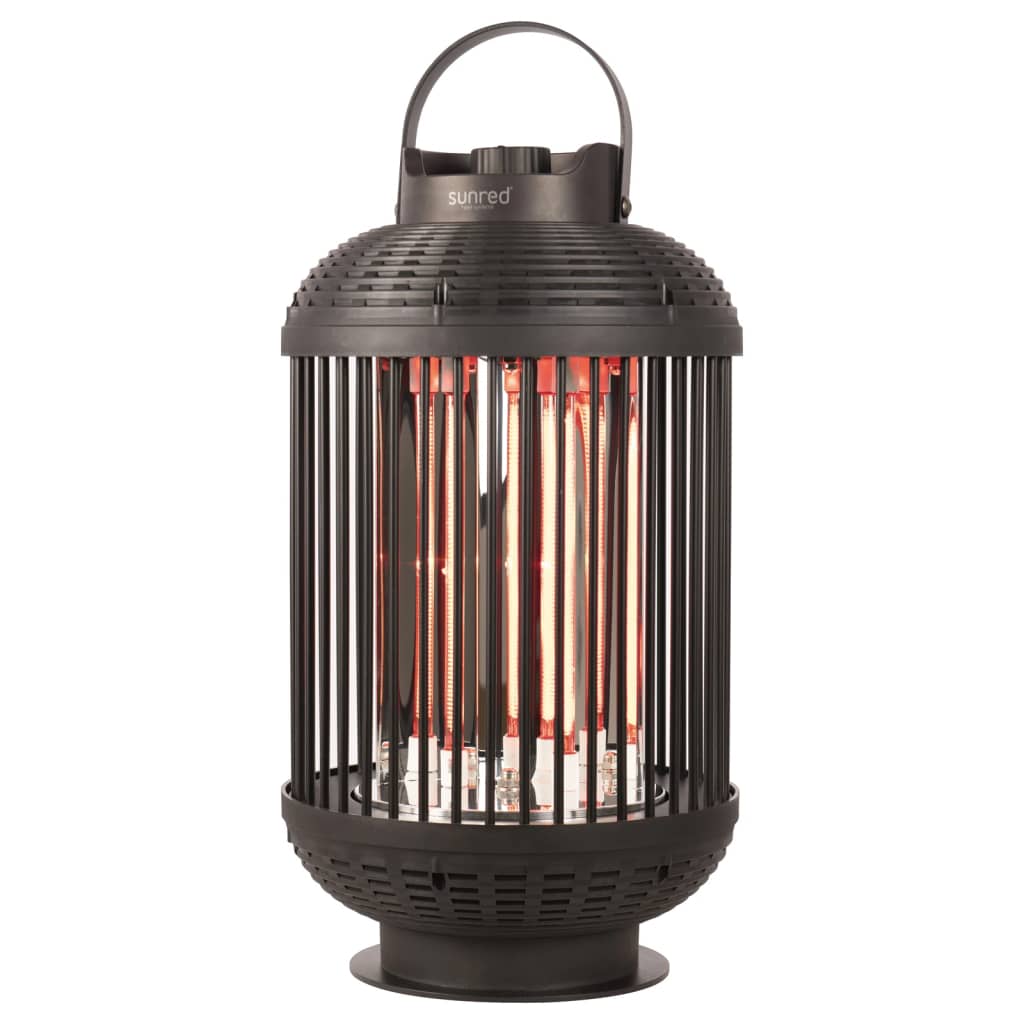 Gefangener Tischwärmer Indox 1200 W Halogenschwarz