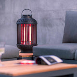 Gefangener Tischwärmer Indox 1200 W Halogenschwarz