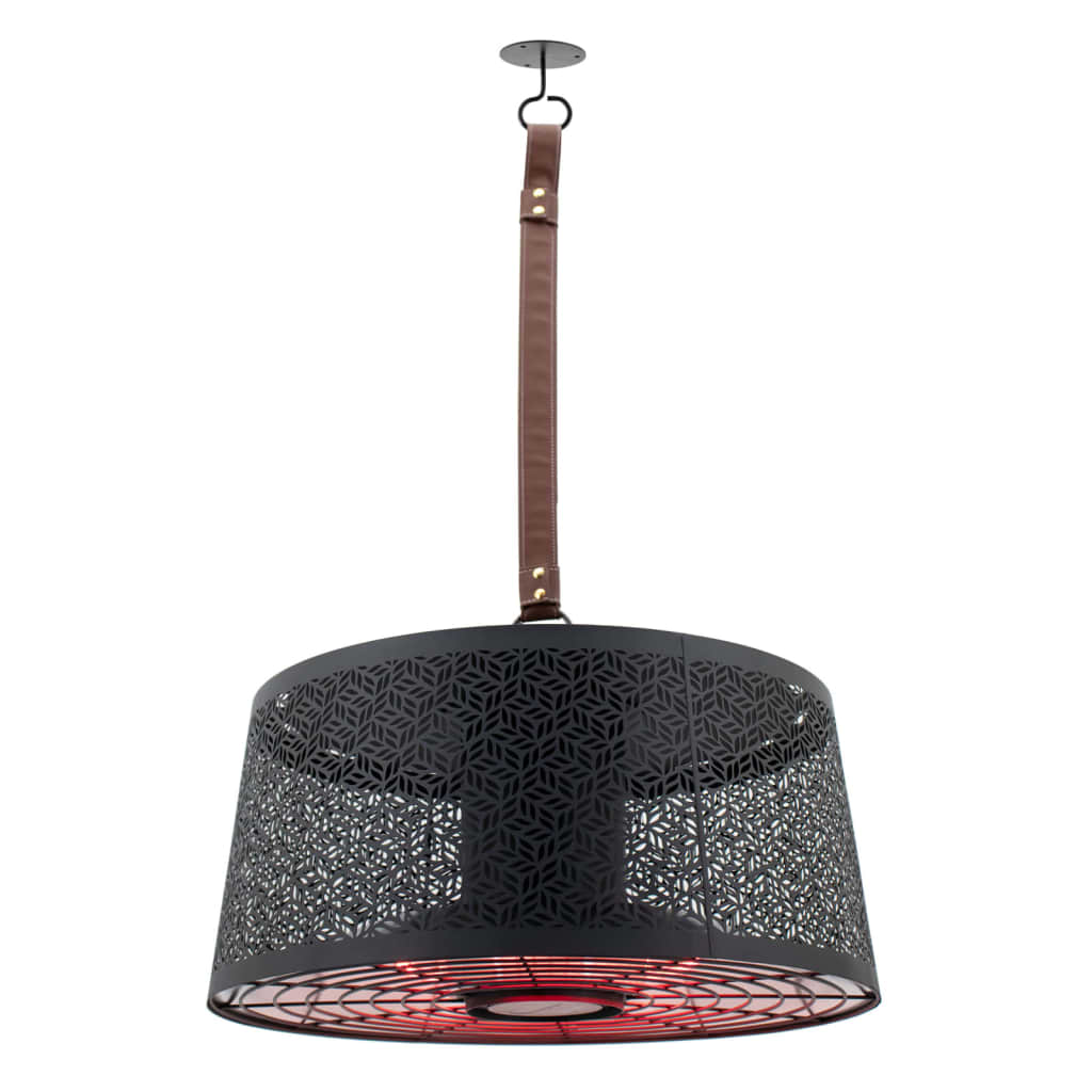 Gespannter Heizung Moderna Artix Ultra intelligent hängen 2000 W Rosé Gold Schwarz