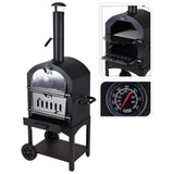 Progarden Barbecue Pizza -Ofen schwarz