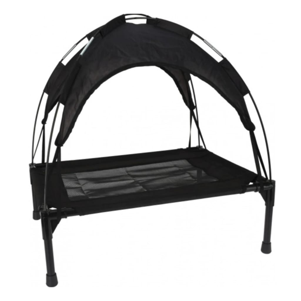 Haustiersammlung Tierbett Haustierzelt 60x45 cm schwarz