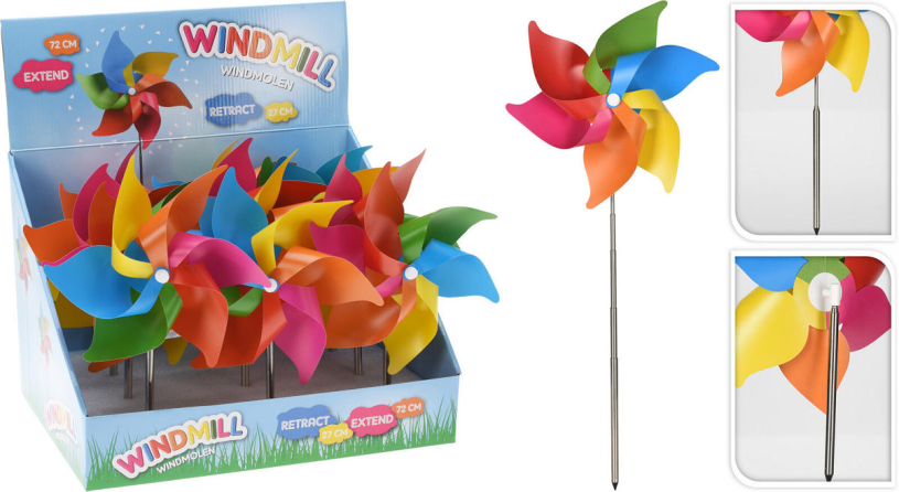 Ausziehbare Windmühle