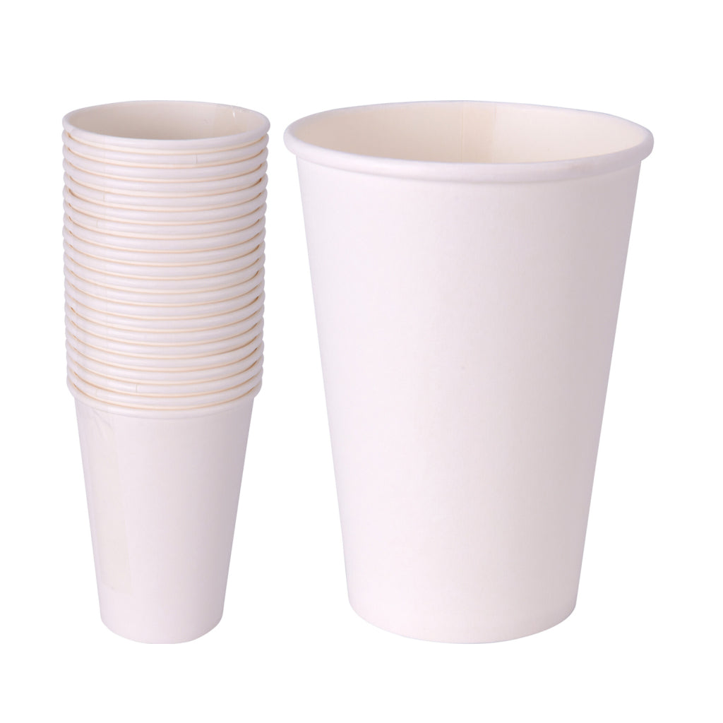 Basic Pappbecher 350 ml weiß