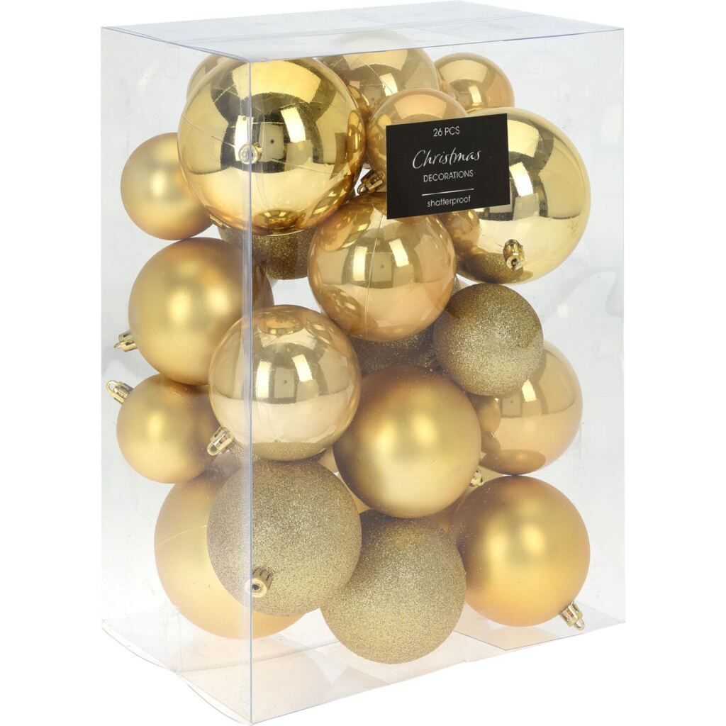 Weitere Marken von Weihnachtskugeln 26 Stück Gold