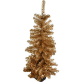 Ambiente Ambiente Tisch Weihnachtsbaum 120 cm verzinkt Goldfarbe