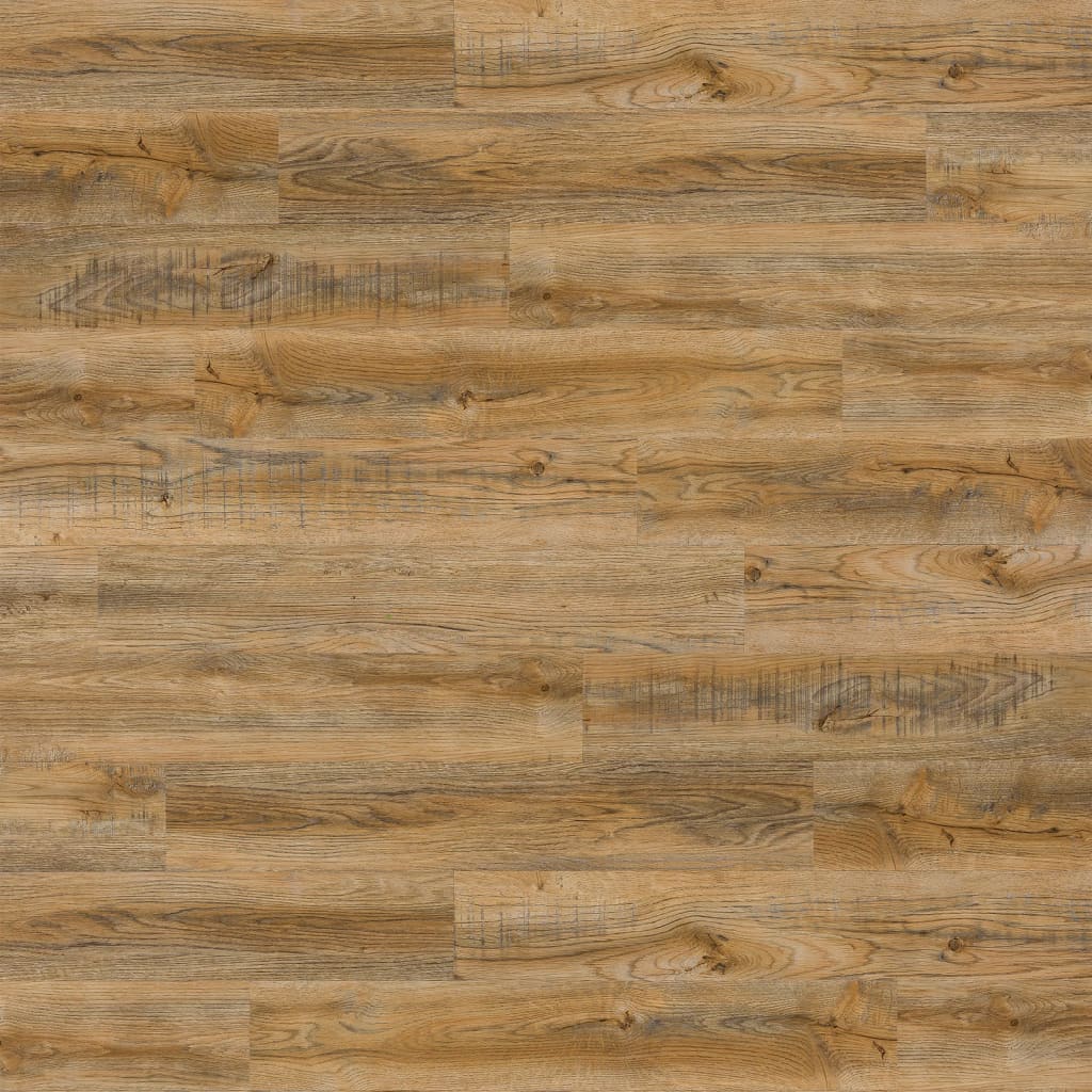 Wallart-Bretter Holz-Look Recycelte Eiche Vintage Brown