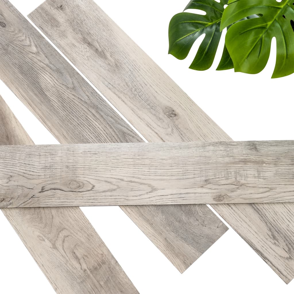 Wallart Wallart Planken drewniany szuurhout Oak Whitewash