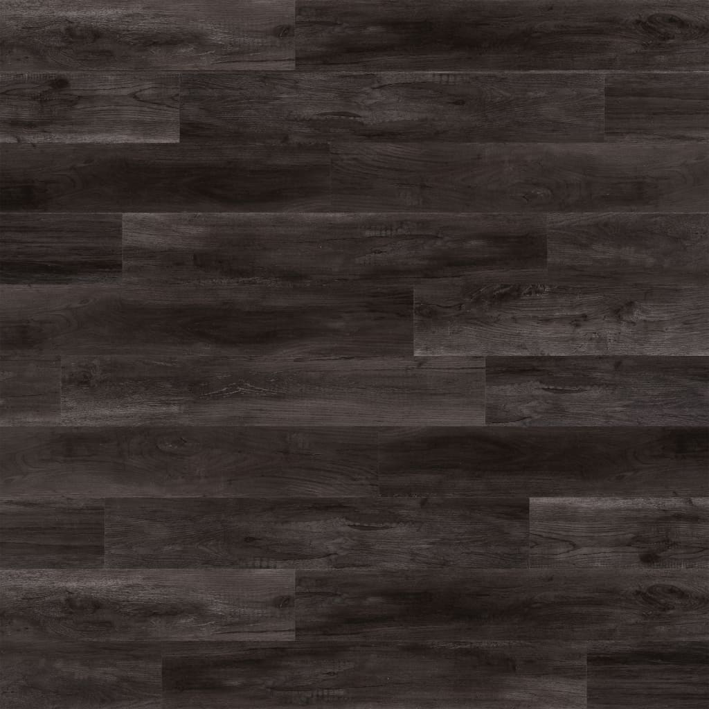 Wallart-Bretter aus Holz aus Sandwood Eiche Holzkohle schwarz