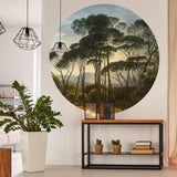 Wallart Wallart Wallow Circle paraply Pines i Italien 142,5 cm