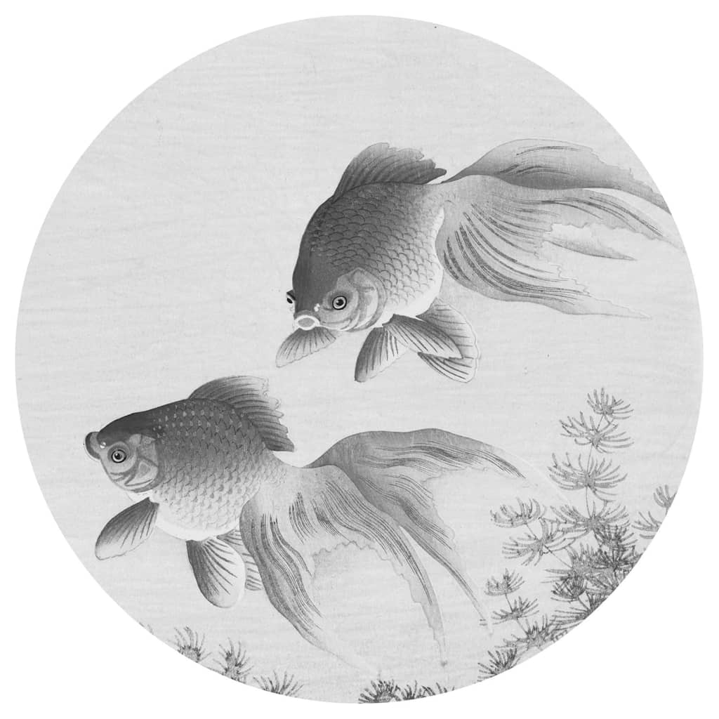 Wallart Wallart Wallow Circle Two Goldfish 142,5 cm