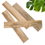Wallart-Bretter Holz-Look Recycelte Eiche Vintage Brown