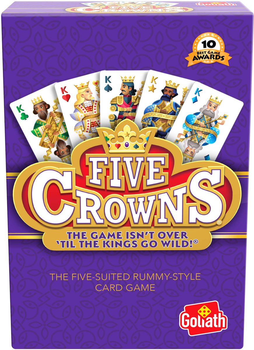 Goliath five crowns - kaartspel - familiespel - strategiespel