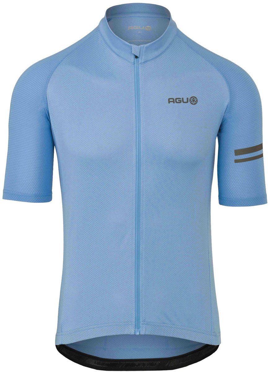 Agu essential fietsshirt heren - korte mouwen - tranquil blue - maat m