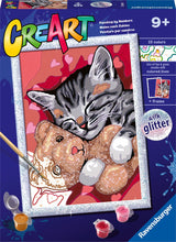 Ravensburger Creart Painting bei Nummer - Friedliches Kätzchen