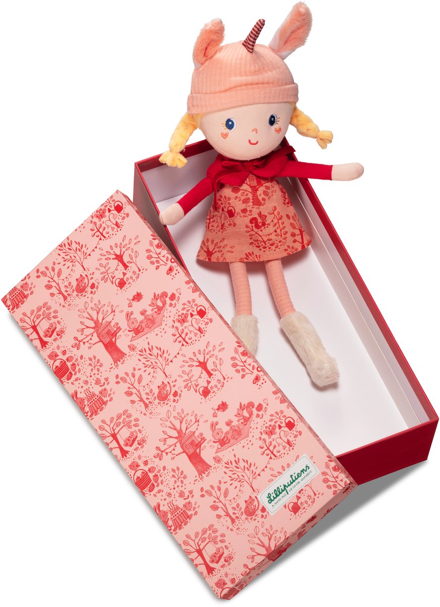 Lilliputiens - Kuscheltierpuppe - Lena - 32 cm