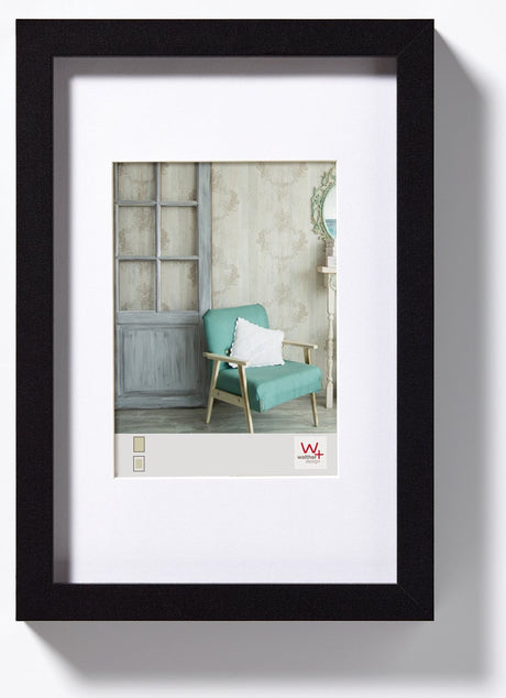 Walther Stockholm - MDF-Holzrahmen - Fotogröße 30x40 cm - Schwarz