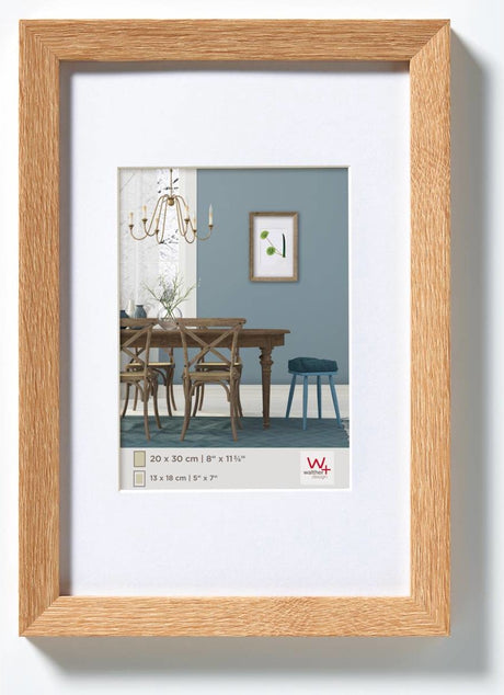 Walther Fiorito – MDF-Holzrahmen – Fotogröße 18 x 24 cm – helle Eiche