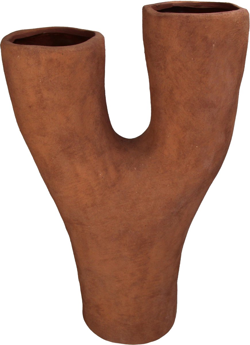Hd collection vaas terracotta terra 31x15x48,5cm