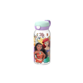 Mepal drinkfles met flipdop campus - 600 ml - waterfles kinderen - lekdicht - hygiënische deksel - princess power