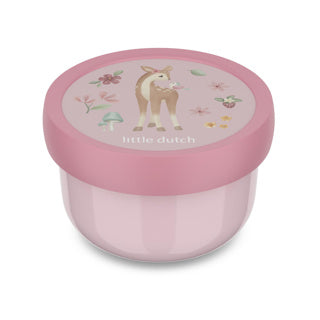 Mepal Obstbox Campus Little Dutch - 300 ml - inklusive Obstgabel - gut verschließbar - Snackbox - Feengarten