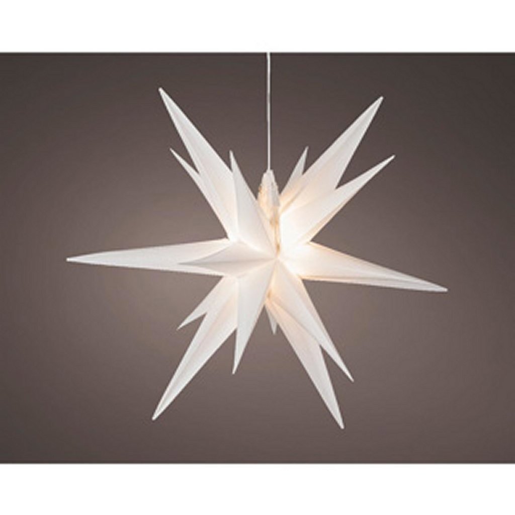 Lumineo Lumineo Christmas Star PVC Estable White 6 Leds dentro de 60 cm