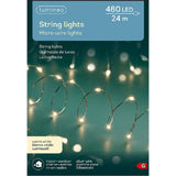 Lumineo Luminoo Micro LED Stringlights Iluminación Hilo plateado 24M 480 LED EXTERIOR CALIENTE TALMENTE