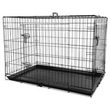 Flamingo Flamingo Wire Gage con porta scorrevole Mezo XL 70x109x77 cm nero