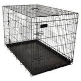 Flamingo Flamingo Wire Gage con porta scorrevole Mezo XL 70x109x77 cm nero