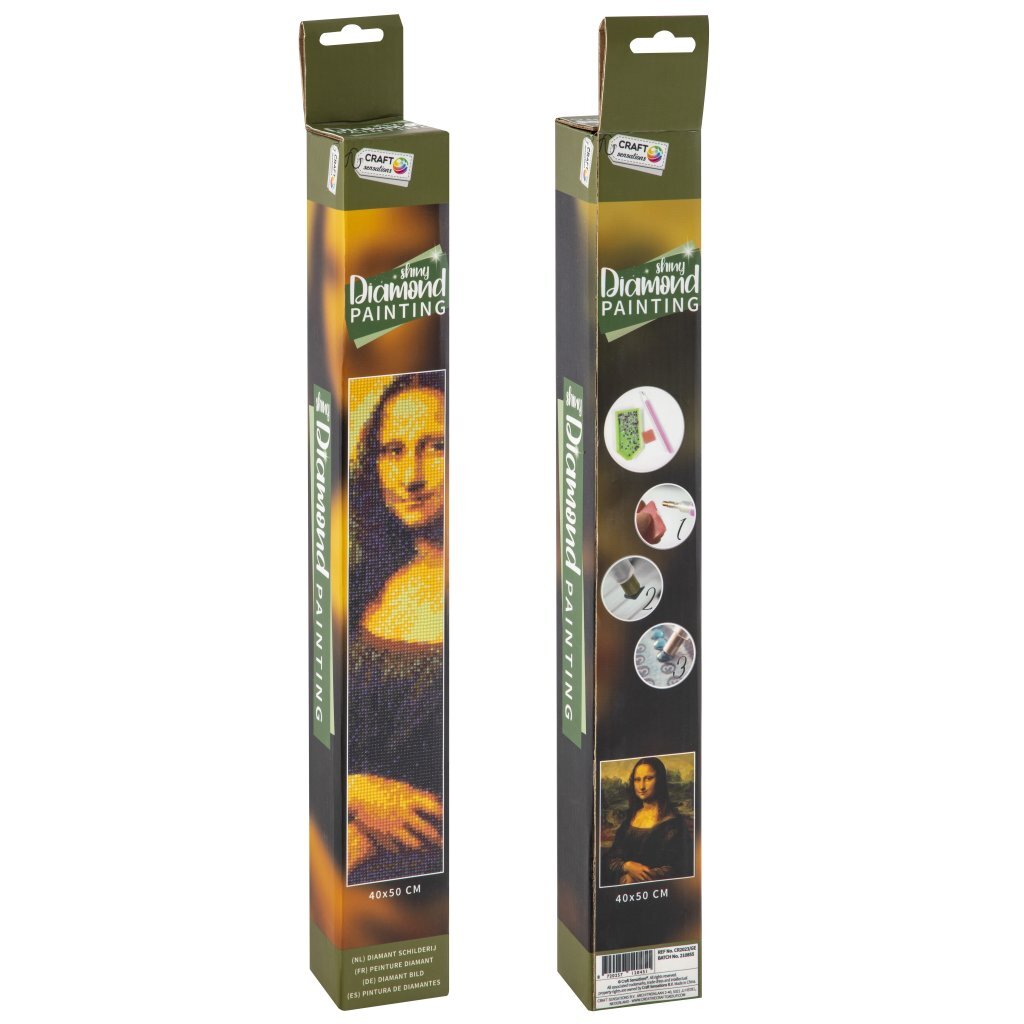 Craft Sensations Diamantgemälde Mona Lisa 40x50 cm