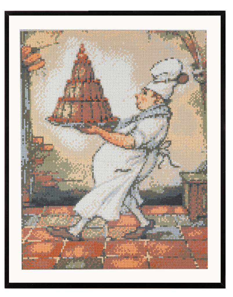 Grafix Diamond Maleri Anton Pieck Bakker 40x50cm