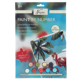 Nassau Fine Art Nassau Malen nach Zahlen Flamingo – inkl. 9 Farbtöpfe und Pinsel