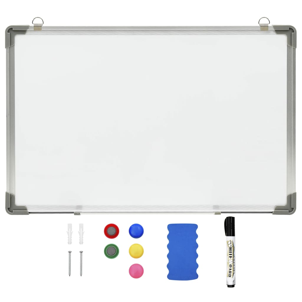 Vidaxl Whiteboard Magnetic 50x35 cm Steel White